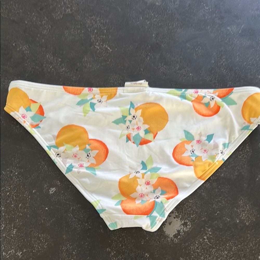 Kate Spade White and Orange Bikini Bottom - Picture 4 of 6